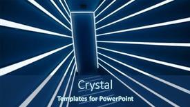  Presentation with laser light colorful abstract - Colorful slide set enhanced with abstract-light-strokes-corridor backdrop and a ocean colored foreground