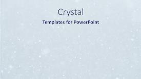  Presentation with falling snow - PPT theme featuring abstract-light-winter-background background and a sky blue colored foreground