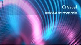  Presentation with black abstract - Cool new slides with abstract-lights-shapes-defocused-shining backdrop and a ocean colored foreground