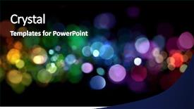  Presentation with lights - Slides having abstract lights background and a black colored foreground