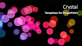  Presentation with light waves - PPT theme having abstract lights background and a  colored foreground