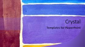  Presentation with pastel abstract purple watercolor - Beautiful PPT theme featuring abstract line - vibrant watercolor background 3 backdrop and a light blue colored foreground