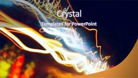  Presentation with electrical - Amazing presentation having abstract lines like electrical discharge backdrop and a navy blue colored foreground