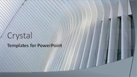  Presentation with abstract modern architecture - PPT theme enhanced with abstract-lines-on-architecture-modern background and a light gray colored foreground