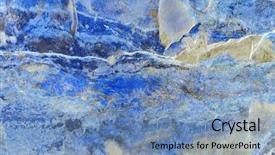  Presentation with abstract blue white - Amazing theme having abstract marble pattern on slate backdrop and a teal colored foreground
