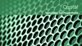  Presentation with abstract - Colorful slide set enhanced with abstract-metal-grid-background backdrop and a ocean colored foreground