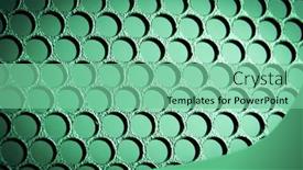  Presentation with abstract green smoke - Presentation design enhanced with abstract-metal-grill-background background and a seafoam green colored foreground