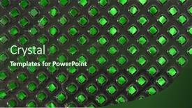  Presentation with light green - Presentation design consisting of abstract-metalic-background-green-colored background and a tawny brown colored foreground