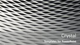  Presentation with abstract light - Presentation theme enhanced with abstract-metallic-pattern-reflecting-light background and a gray colored foreground