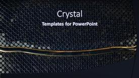  Presentation with deep blue - Audience pleasing slides consisting of abstract-minimalistic-pattern-intersecting-strips backdrop and a wine colored foreground