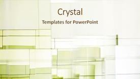  Presentation with abstract - Beautiful presentation design featuring hi tech architecture backdrop - abstract mirrors background backdrop and a cream colored foreground