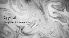 Presentation with paint art - Presentation theme with abstract monochrome marble background stains background and a light gray colored foreground