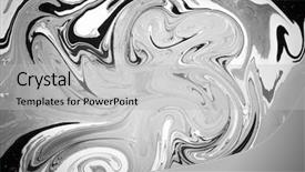  Presentation with paint art - Slide deck with abstract monochrome marble background stains background and a light gray colored foreground