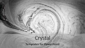  Presentation with marble - Beautiful PPT theme featuring abstract monochrome marble background stains backdrop and a light gray colored foreground