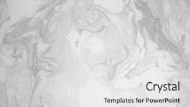  Presentation with marble - Audience pleasing slide set consisting of abstract monochrome marble background stains backdrop and a white colored foreground