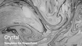  Presentation with marble - Cool new PPT theme with abstract monochrome marble background stains backdrop and a gray colored foreground