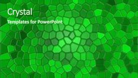  Presentation with mosaic - Cool new presentation theme with abstract mosaic backdrop and a forest green colored foreground