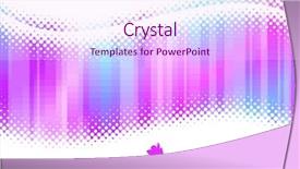  Presentation with multicolor - Audience pleasing slides consisting of abstract multicolor halftone waves backdrop and a  colored foreground