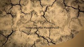  Presentation with cracked - PPT theme featuring abstract-natural-background-with-cracked background and a coral colored foreground