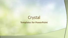  Presentation with spring nature grass - Slide set featuring abstract nature background with grass background and a cream colored foreground