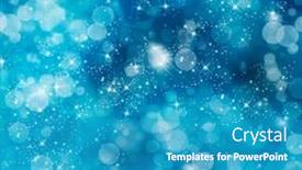  Presentation with blue lights - PPT theme consisting of abstract-of-a-blue-background background and a teal colored foreground