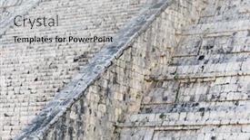  Presentation with mayan - Colorful slides enhanced with abstract-of-the-steps backdrop and a light gray colored foreground