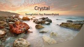  Presentation with beautiful nature - PPT layouts enhanced with abstract orange - beautiful seascape composition of nature background and a lemonade colored foreground