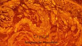  Presentation with orange-abstract - Slide deck featuring abstract-orange-fat-stains-background background and a  colored foreground