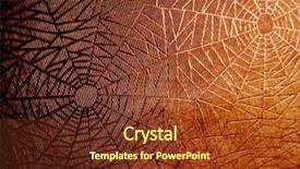  Presentation with orange abstract - Presentation consisting of abstract-orange-spider-background background and a tawny brown colored foreground