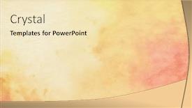  Presentation with abstract watercolor - Slide deck enhanced with abstract-orange-watercolor-paintings-paper background and a lemonade colored foreground