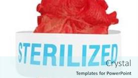  Presentation with transplant - Slides having abstract-organic-organ-human-heart background and a cool aqua colored foreground