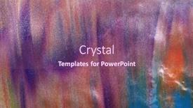  Presentation with fluid - Cool new PPT layouts with abstract-paint-background-color-mix backdrop and a violet colored foreground