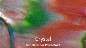  Presentation with paint art - Beautiful slide deck featuring abstract-paint-background-color-mix backdrop and a tawny brown colored foreground