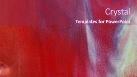  Presentation with paint art - PPT theme enhanced with abstract-paint-background-color-mix background and a violet colored foreground