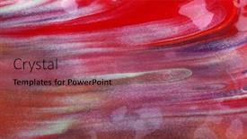  Presentation with paint art - Presentation theme consisting of abstract-paint-background-color-mix background and a violet colored foreground