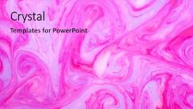  Presentation with psychedelic - Slide deck with abstract paint ink psychedelic background background and a lilac colored foreground
