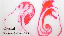  Presentation with psychedelic - Audience pleasing slide deck consisting of abstract paint ink psychedelic background backdrop and a lemonade colored foreground