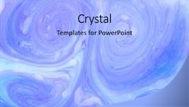  Presentation with psychedelic - PPT theme featuring abstract paint ink psychedelic background background and a light blue colored foreground