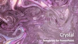  Presentation with psychedelic - PPT layouts having abstract paint ink psychedelic background background and a coral colored foreground