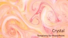  Presentation with psychedelic - Audience pleasing slide deck consisting of abstract paint ink psychedelic background backdrop and a lemonade colored foreground