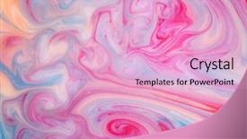  Presentation with psychedelic - Cool new PPT layouts with abstract paint ink psychedelic background backdrop and a  colored foreground