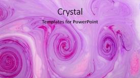  Presentation with psychedelic - Slide deck enhanced with abstract paint ink psychedelic background background and a lavender colored foreground