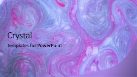  Presentation with psychedelic - Cool new slide deck with abstract paint ink psychedelic background backdrop and a  colored foreground