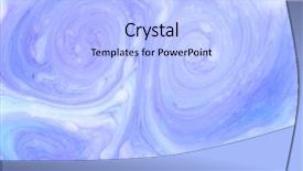  Presentation with psychedelic - Presentation design consisting of abstract paint ink psychedelic background background and a light blue colored foreground