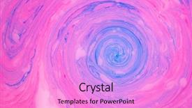  Presentation with psychedelic - Amazing slide set having abstract paint ink psychedelic background backdrop and a lilac colored foreground