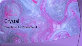  Presentation with psychedelic - Beautiful PPT theme featuring abstract paint ink psychedelic background backdrop and a light blue colored foreground