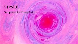  Presentation with psychedelic - Presentation theme having abstract paint ink psychedelic background background and a lilac colored foreground