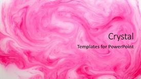  Presentation with psychedelic - Amazing slides having abstract paint ink psychedelic background backdrop and a coral colored foreground