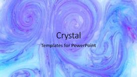  Presentation with psychedelic - Theme consisting of abstract paint ink psychedelic background background and a light blue colored foreground