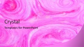 Presentation with psychedelic - Slides with abstract paint ink psychedelic background background and a lilac colored foreground